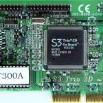 Grafische kaart S3 Trio 3D 4MB SDR AGP 1x 3.3V VGA APAC ST300A